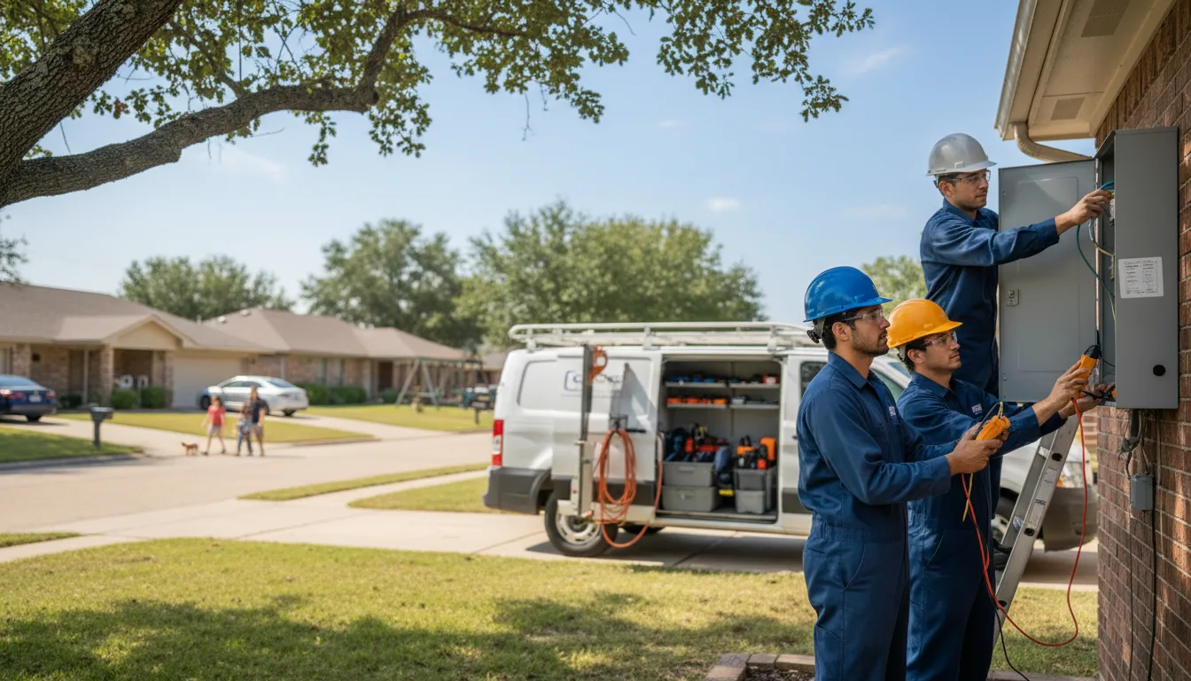 Certified electrician providing emergency electrical services in Easton, MN